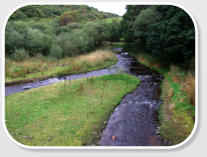 The outlet from Yarrow Reservoir